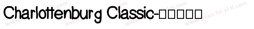 Charlottenburg Classic字体转换